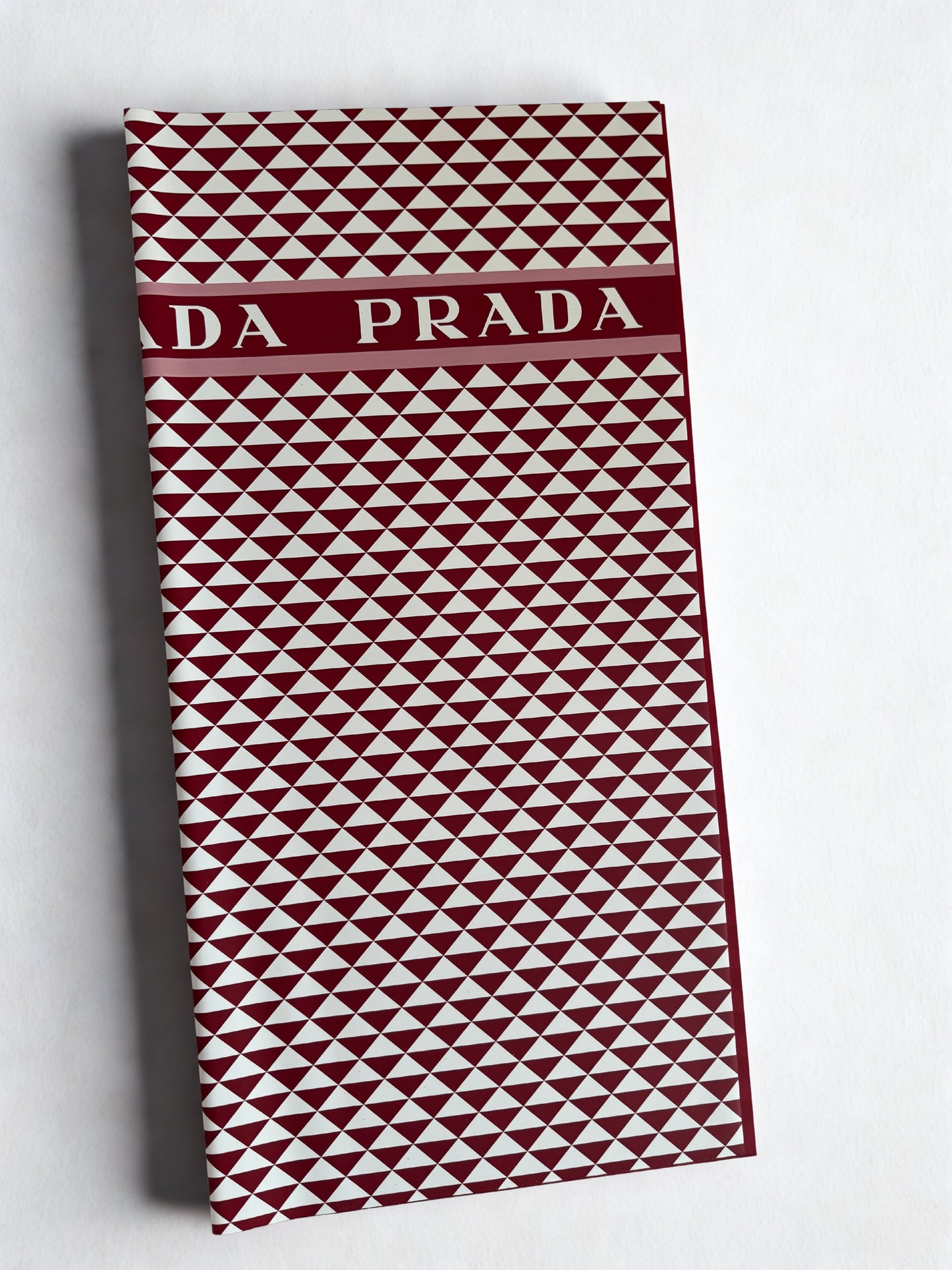 Prada Designer Floral Wrapping Paper - Red